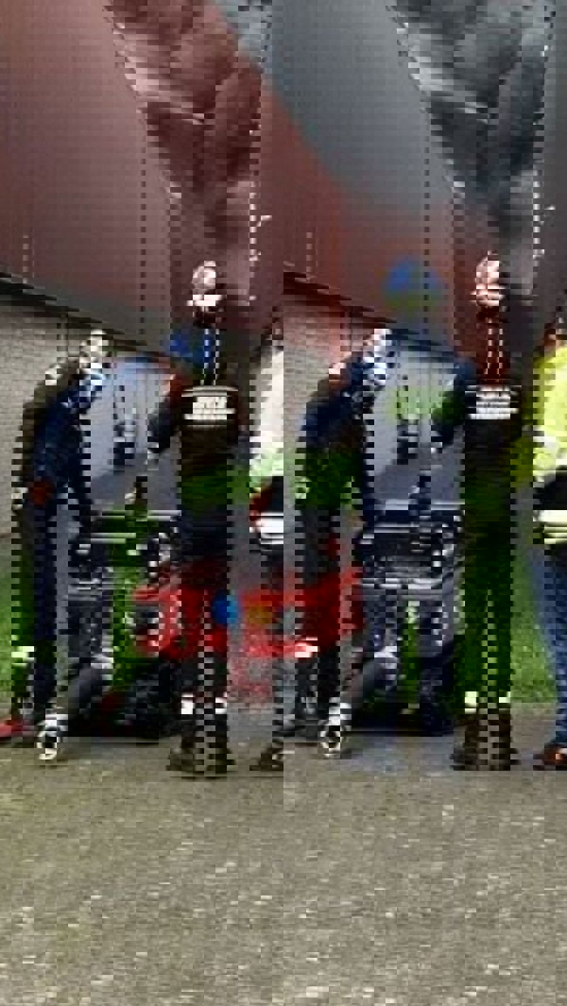 Blusrobot van de Veiligheidsregio Rotterdam-Rijnmond