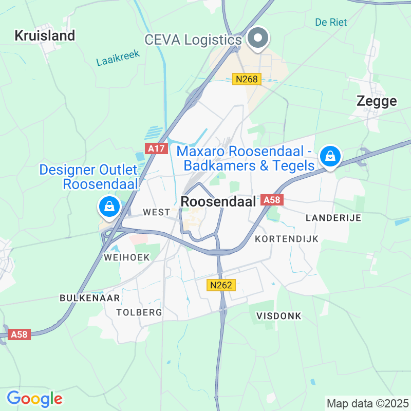 Bekijk de locatie via Google Maps