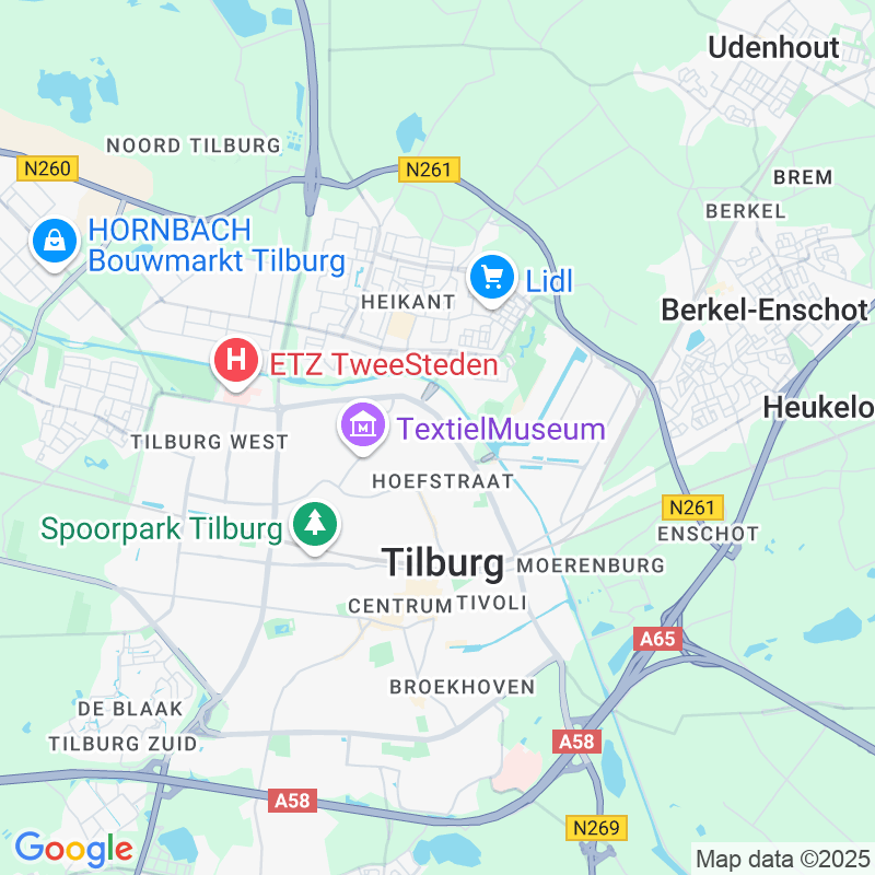 Bekijk de locatie via Google Maps