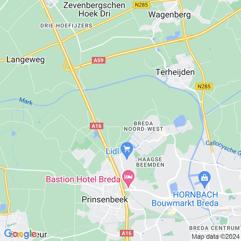 Bekijk de locatie via Google Maps
