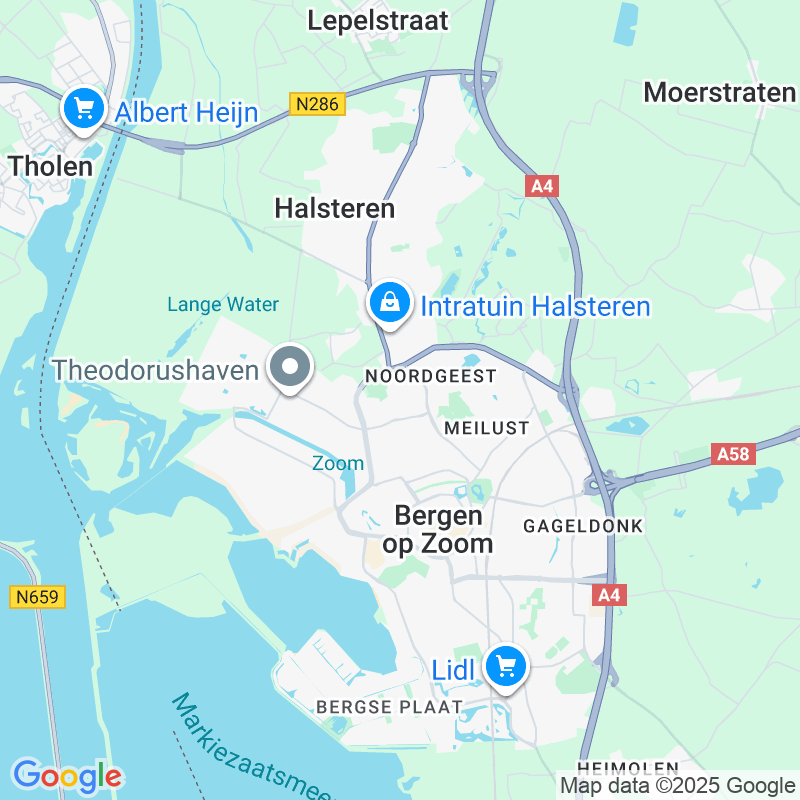Bekijk de locatie via Google Maps