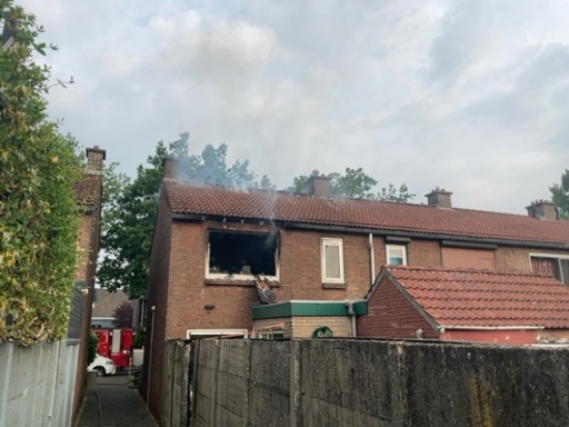 Woningbrand in Roosendaal