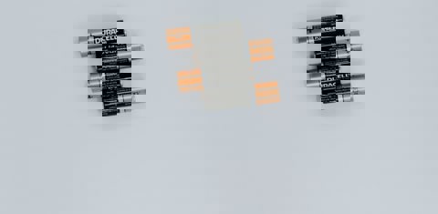 Vier batterijen