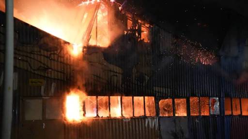 Brand meester aan de Elzenweg in Waalwijk