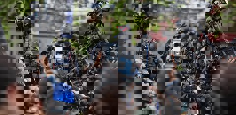 Fotografen met camera's 