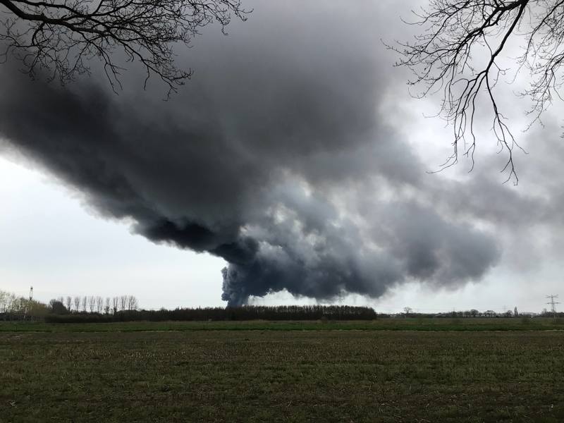 Rook bij brand in Etten-Leur