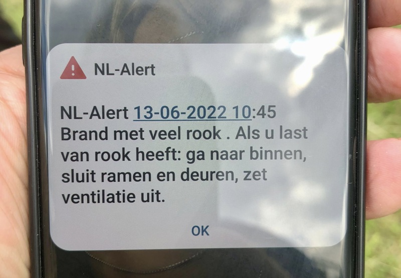 NL-Alert bericht