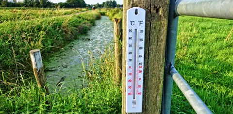 Thermometer in de buitenlucht