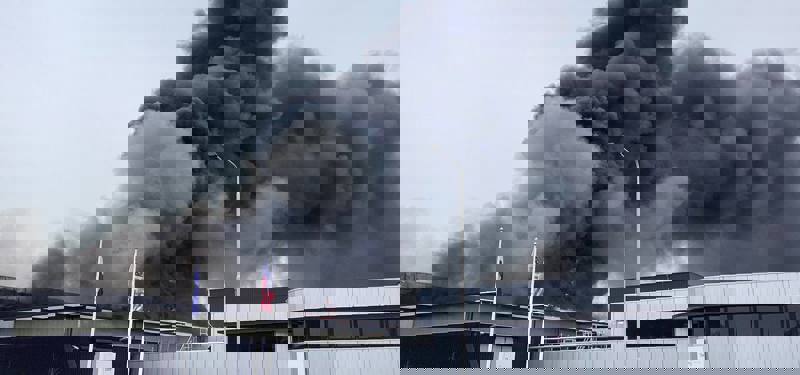 Brand Hermelijnweg in Etten-Leur